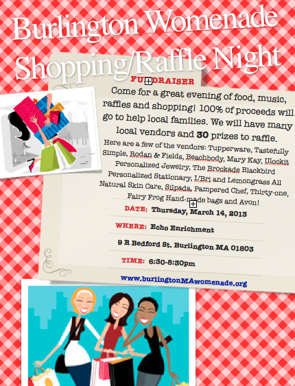 Our BIG SHOPPING Fundraising Night is tomorrow!